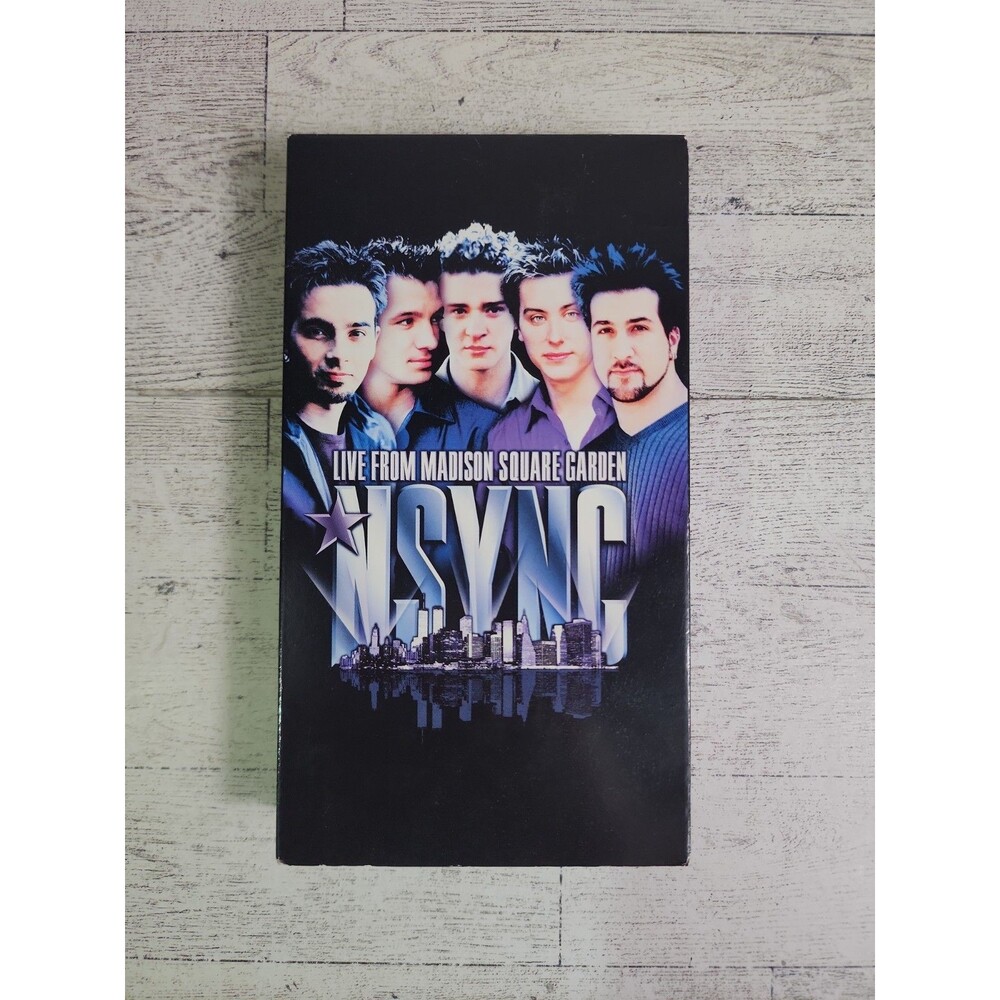 Vintage N Sync "Live at Madison Square Garden" Concert VHS (Jive 2000) Y2k Music